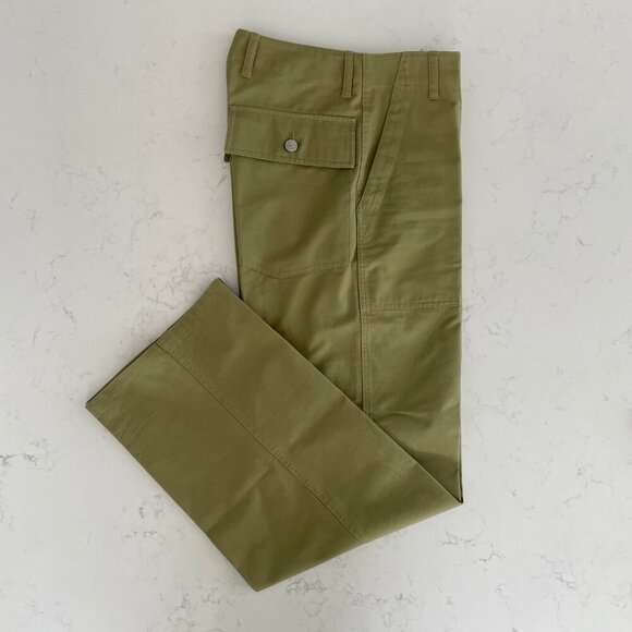 230000 Casual Neutral Hi Rise Wide Leg Cargo Pants Celerac Green Sz S - no tags - Picture 13 of 13